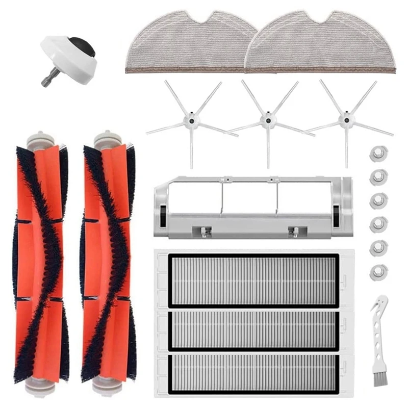 Hepa Filter Main Side Brush Wheel For Xiaomi Roborock E5 E6 E20 E25 E35 S6 S5 S50 S51 Vacuum Cleaner Parts