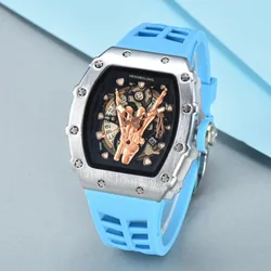 Creative Design Tonneau Business Watches Mens Personality Fashion Quartz Watch Men Watches Wrist Watch Luxury Sports Clock