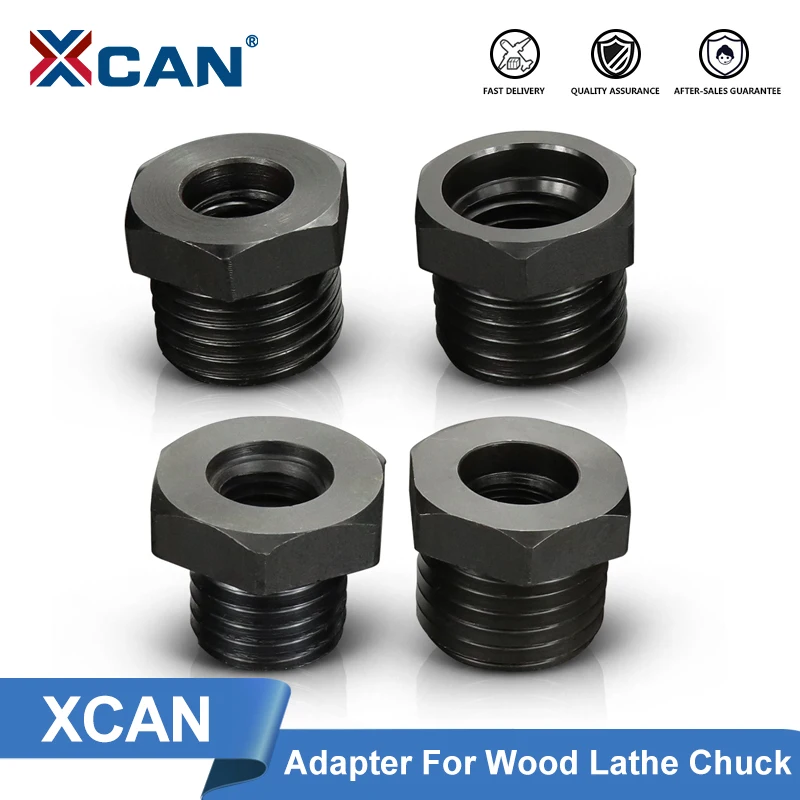 XCAN Adapter For Wood Lathe Chuck M33x3.5/M18x2.5/1-8TPI/3/4