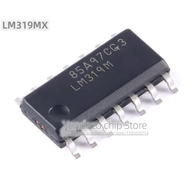 10pcs/lot LM319MX/NOPB LM319MX LM319M SOP-14 package Original genuine Dual channel high-speed high-voltage comparator chip