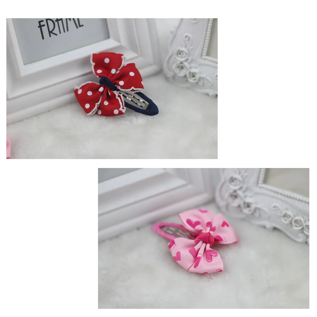 

15pcs Bow Barrettes Hair Snaps Bowknot Hair Clips Headwear for Baby Kids Children Girls (Random Color)