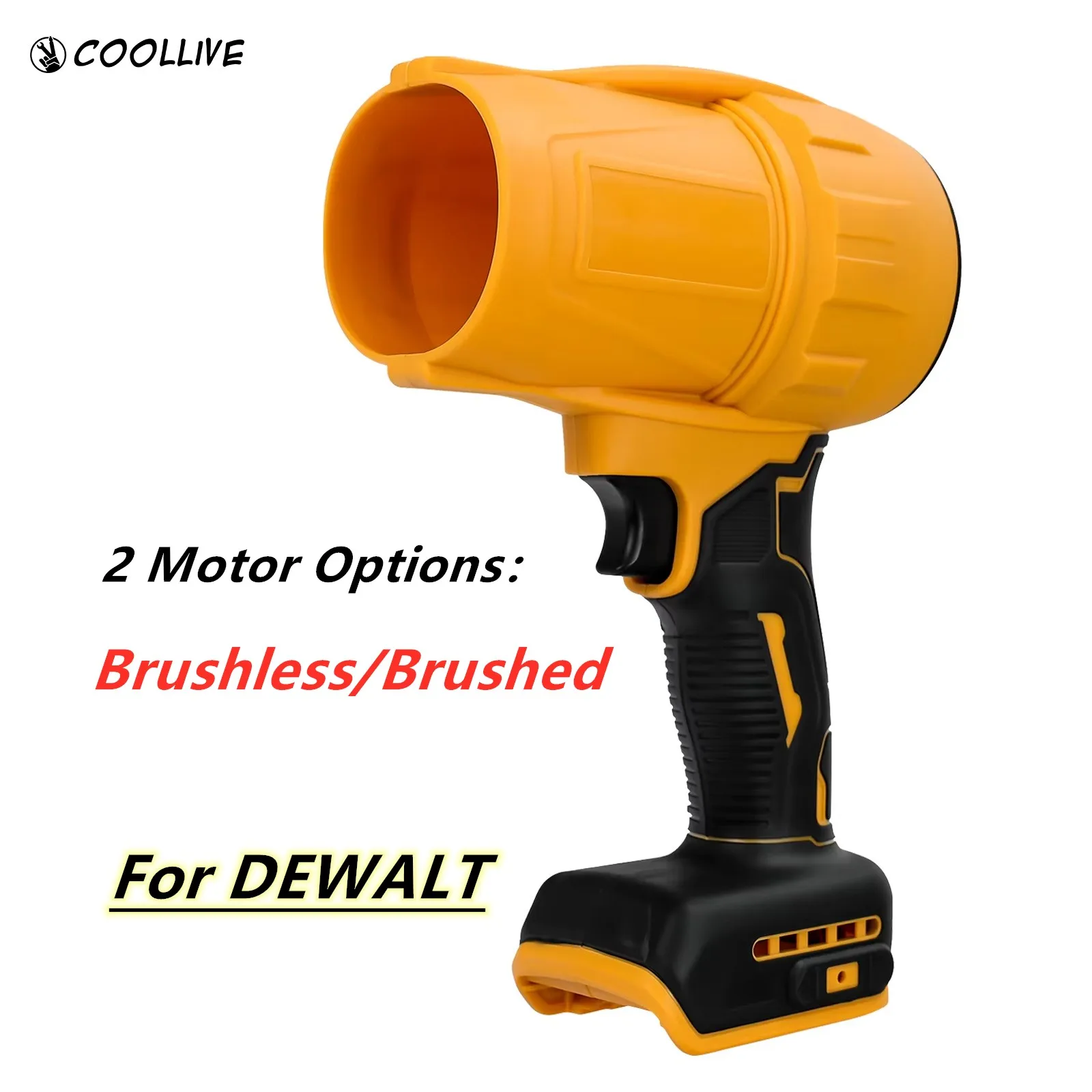 

Беспроводная электрическая бесщеточная воздуходувка Jet Turbo Blower Портативная автомобильная сушилка для удаления пыли Электроинструменты для DEWALT 20 В 18 В Battey