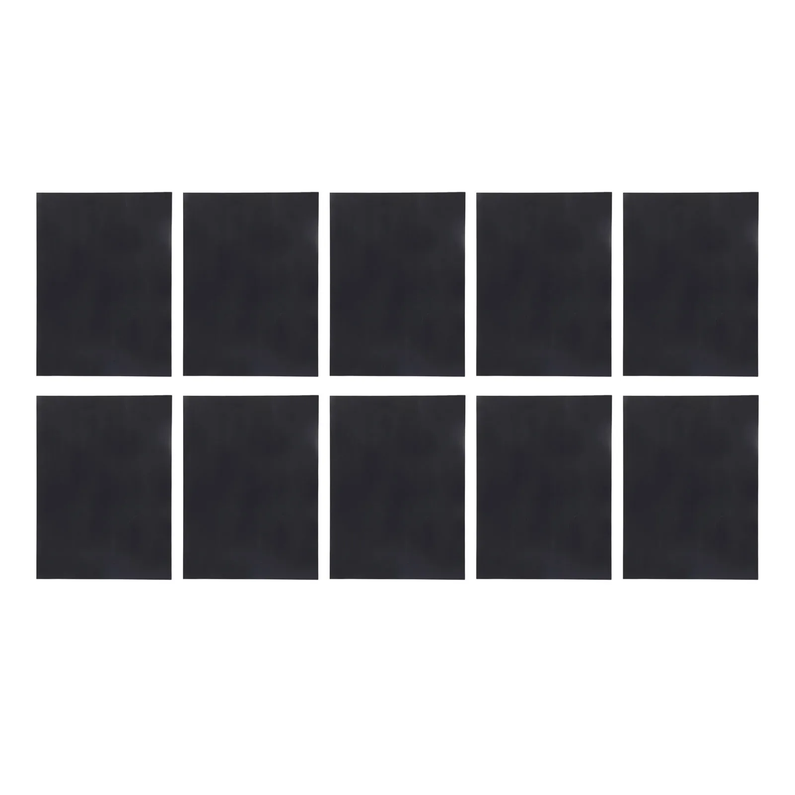 10 Sheets Laser Testing Paper 210x285mm Black Double Sided Laser Marking Engraving Machine Test Focus Paper