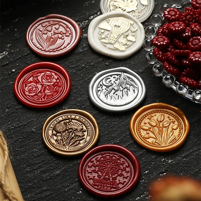 100pcs Sealing Wax Stamps Wax Beads Scrapbooking Materials Wedding Birthday Party DIY Invitation Stamp Decorations