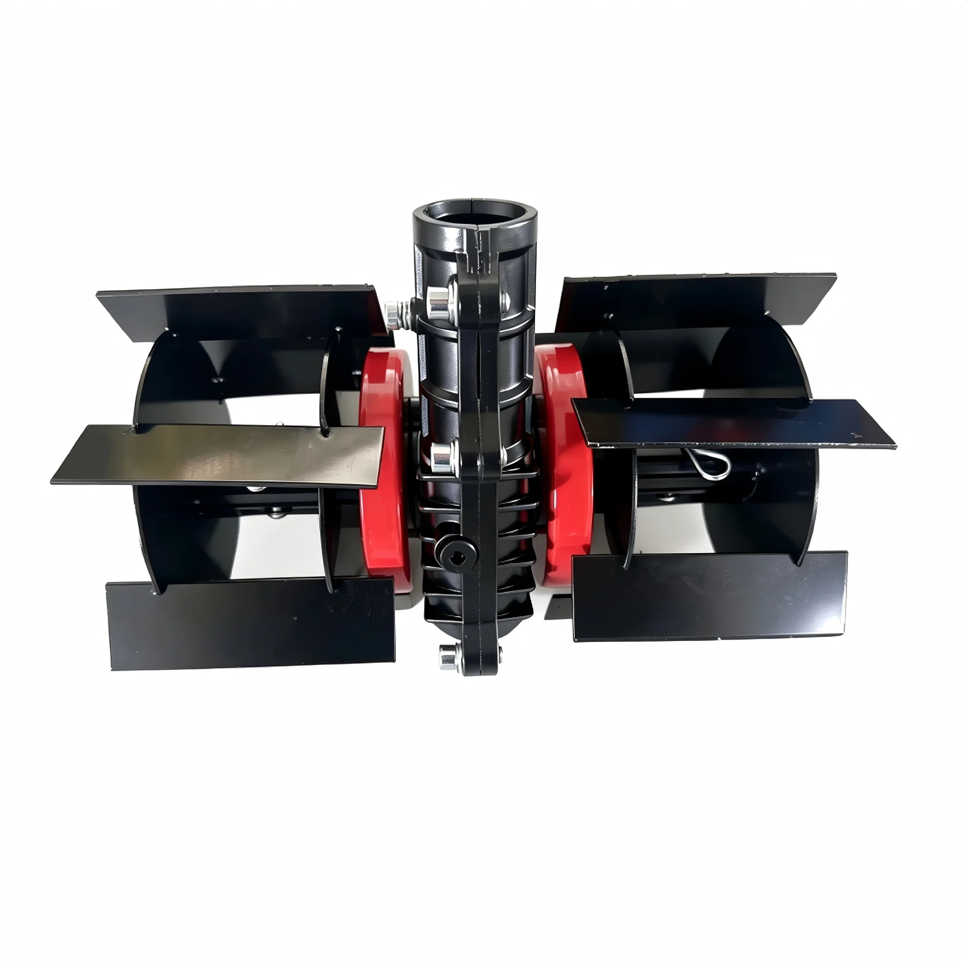 Fockety 9 Teeth Disc Harrow, Heavy Duty Universal Disc Plow Harrow, Aluminum Iron Round Plow Harrow, Deep Plowing Weeding Wheel