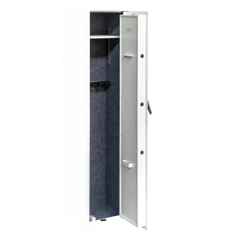 【Fashionable】Safe for  Long High Quality Steel  Safe Cabinet White EN14450 Certificate 3mm  Safe Box with Shelf