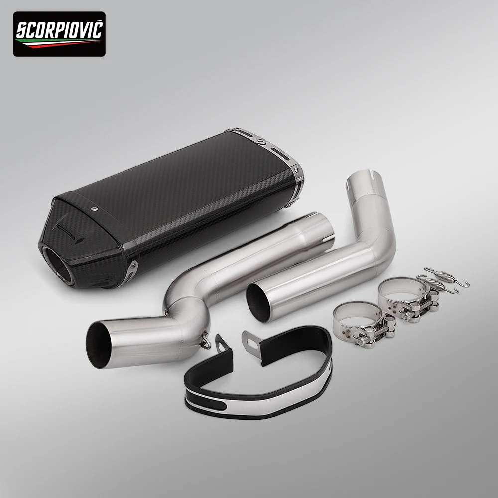 For CBR600RR CBR 600RR CBR 600 RR 2005 - 2020 Motorcycle Exhaust Middle Link Pipe With Muffler