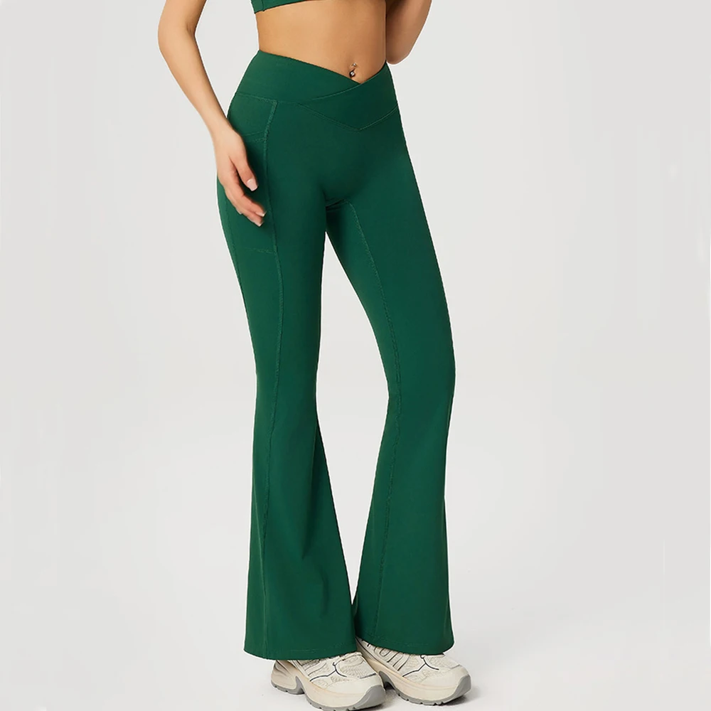 Wide-leg Pants Women's High Waisted Bootcut Yoga Pants Women Flared Leggings Workout Casual Wear Comfortable Stylish Activewear