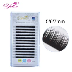 Yelix Bottom Lash Extensions Lower Eyelash 6/7/8mm Short Eyelash Extensions Under Eyelash Extensions Eyebrow Lashes Makeup