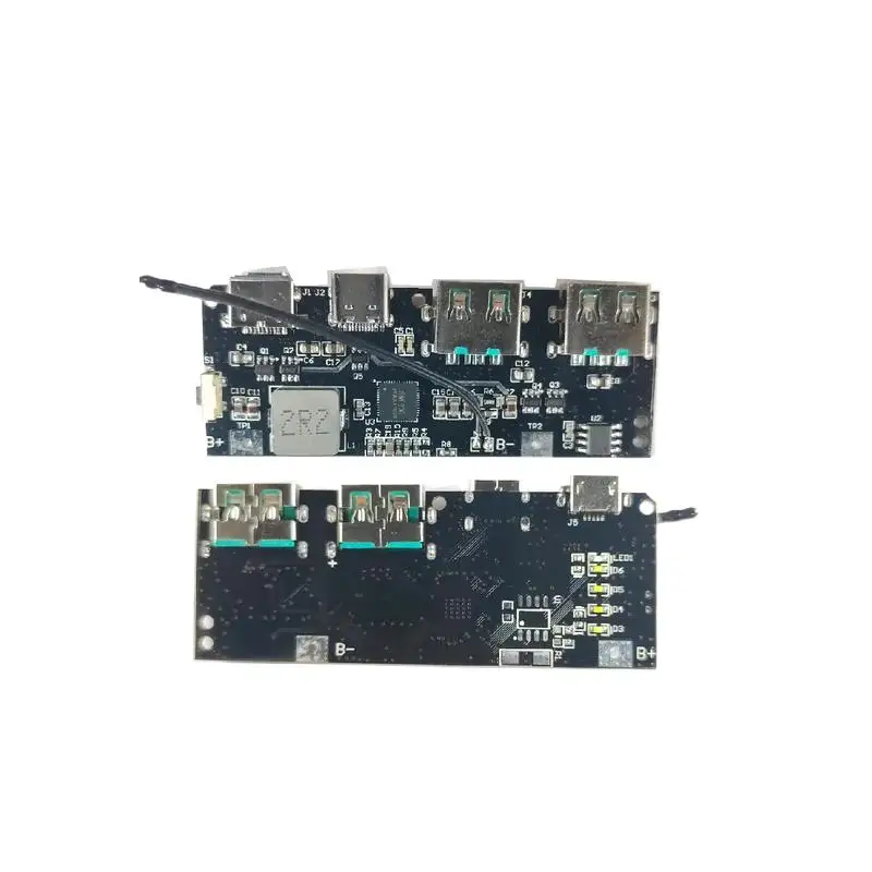 

QC4.0 QC3.0 LED Dual USB 5V 4.5A 22.5W Micro/Type-C USB Mobile Power Bank 18650 Charging Module Temperature / Circuit Protection