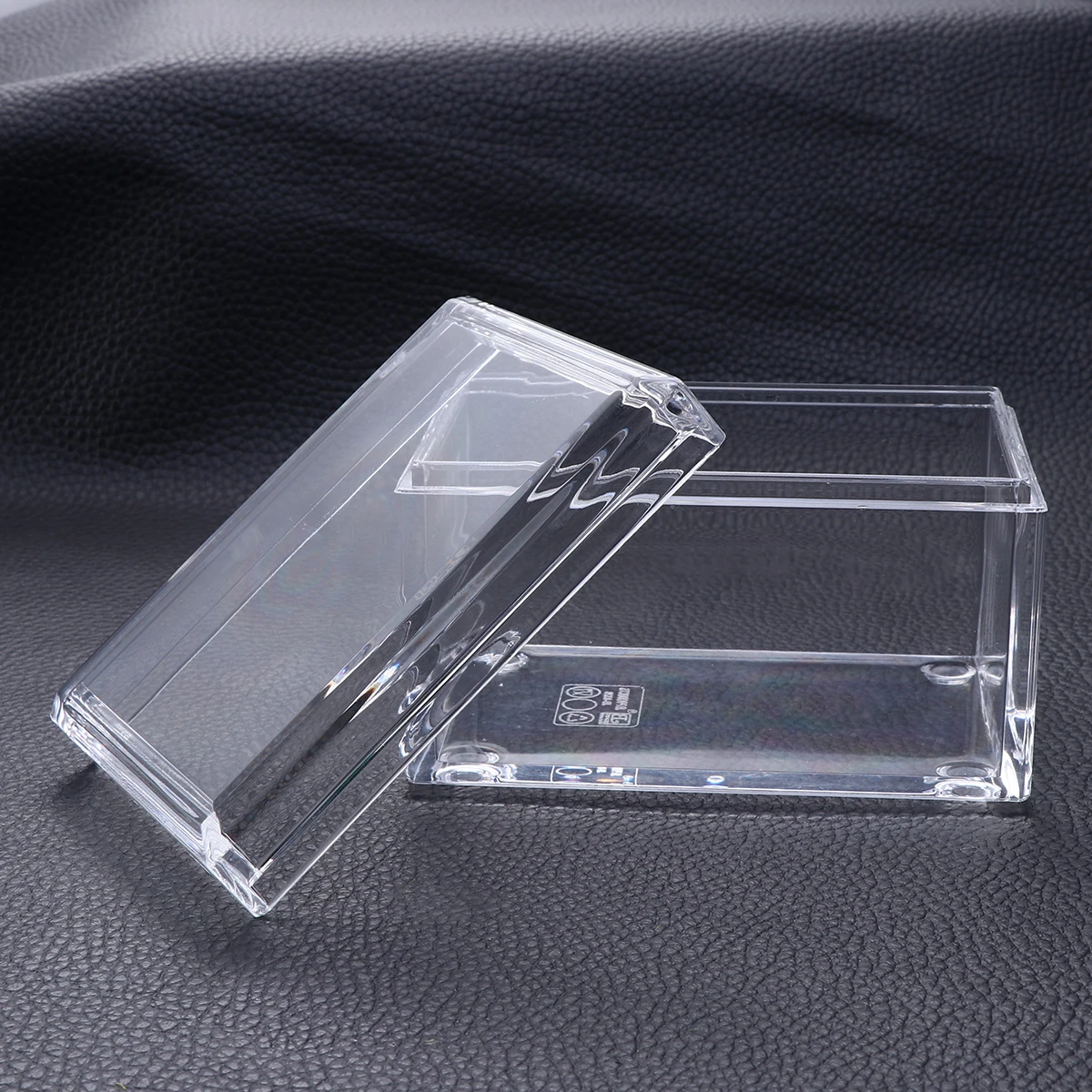 

Tea Bag Box Cover Design Storage Holder Business Card Clear Canisters Containers