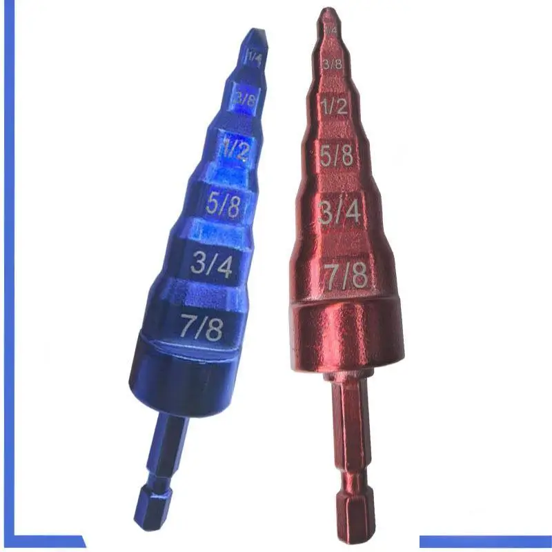 6 IN 1 Air Conditioner Copper Pipe Expander Swaging Drill Bit Tube Flaring Tool HVAC Refrigeration Maintenance Heavy Duty