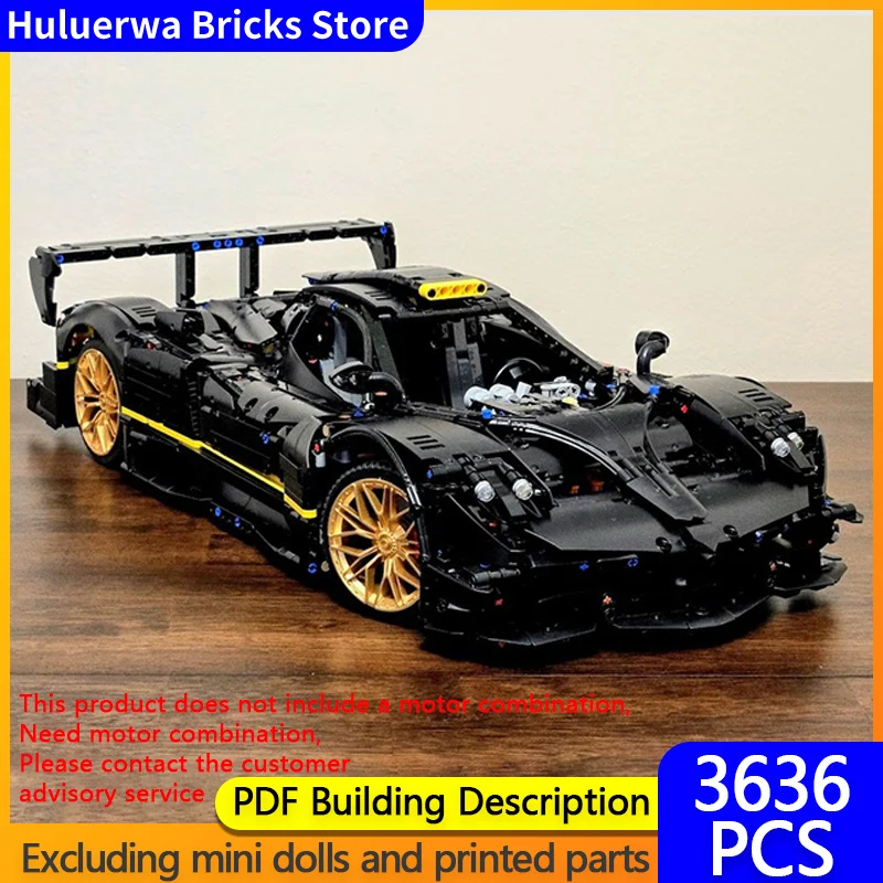 

Модель скоростного гоночного автомобиля MOC, строительные кирпичи Zonda R, верхний уровень, спортивный автомобиль, модульная технология, детские праздничные подарки, сборные игрушки