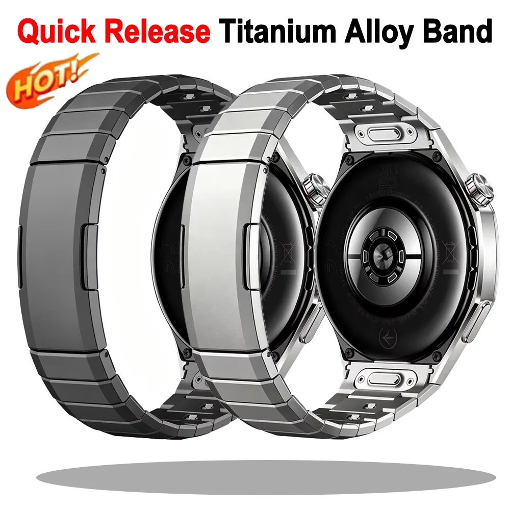 Quick Release Titanium Alloy Band For Huawei Watch GT6 Pro 46mm Official No Gap Wristband Huawei Watch GT7 Pro 46mm Accessories