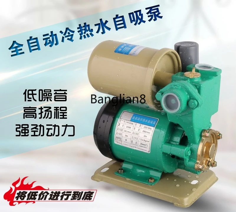 

370 Вт автоматический самовсасывающий насос для подкачки труб для горячей и холодной воды 220 В, насос для подкачки водопроводной воды для горячей и холодной воды