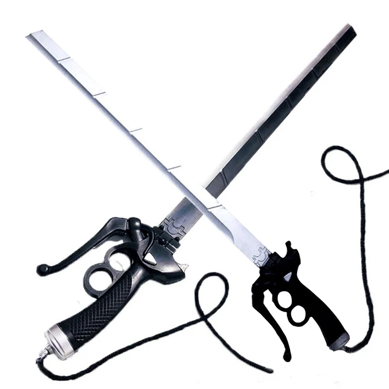 1:1 Cosplay Gift Attack on Titan Gun Sword Mikasa Eren Rivaille Ackerman big Prop Sword Cos Halloween Gift 95cm