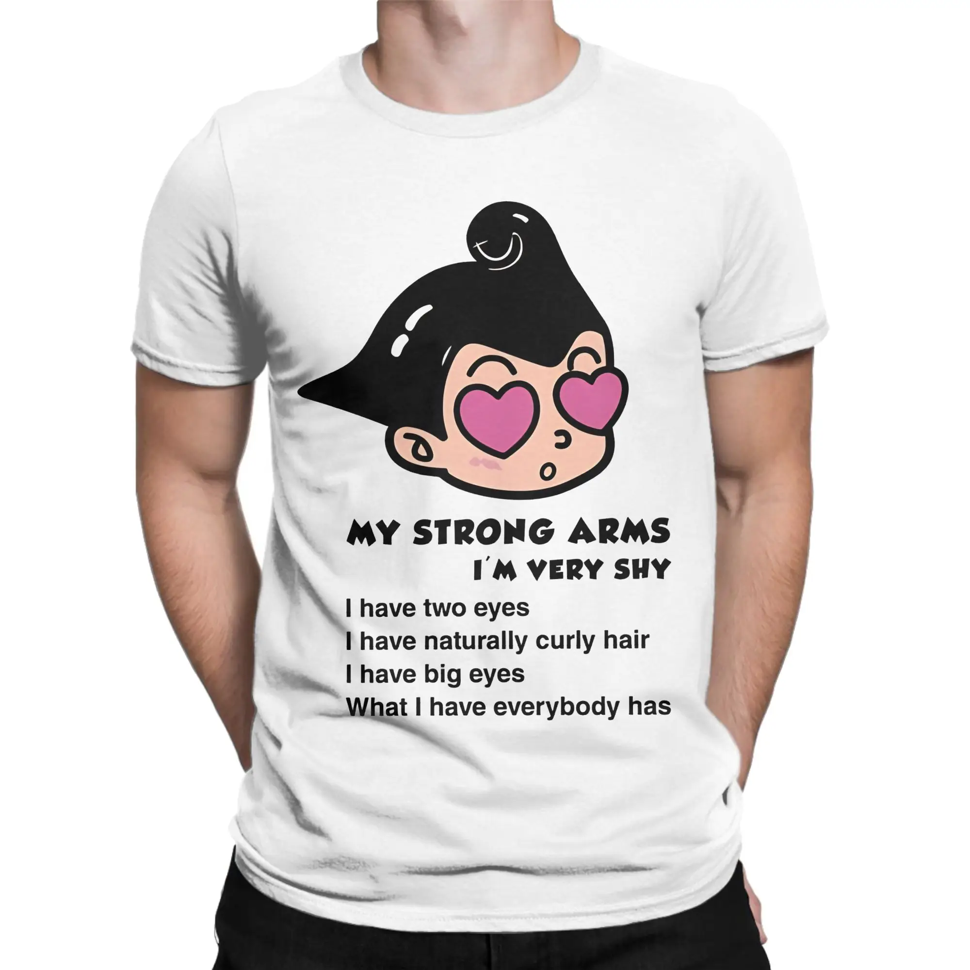 Men Women's My Strong Arms Astroboy T Shirts Astro Boy Pure Cotton Clothing Leisure O Neck Tee Shirt Gift Idea T-Shirts