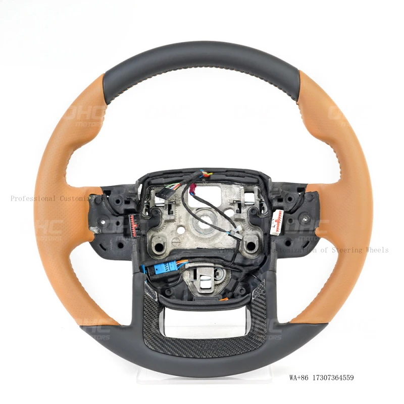 

Suitable for Range Rover Sport SVR model full leather flat steering wheel modification