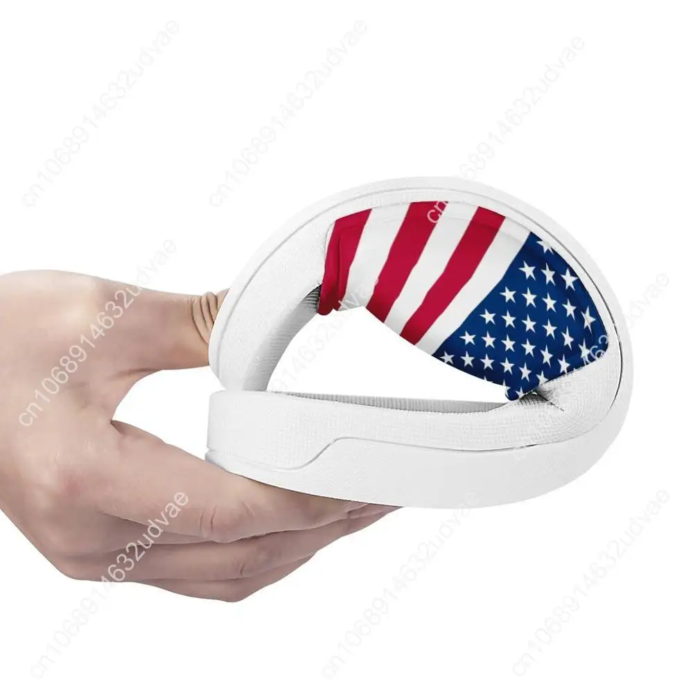 Women Custom Pattern Slippers American flag Print Summer Fashion Slide Sandals Outdoor Non-slip Beach Shoes Platform Flip Flops