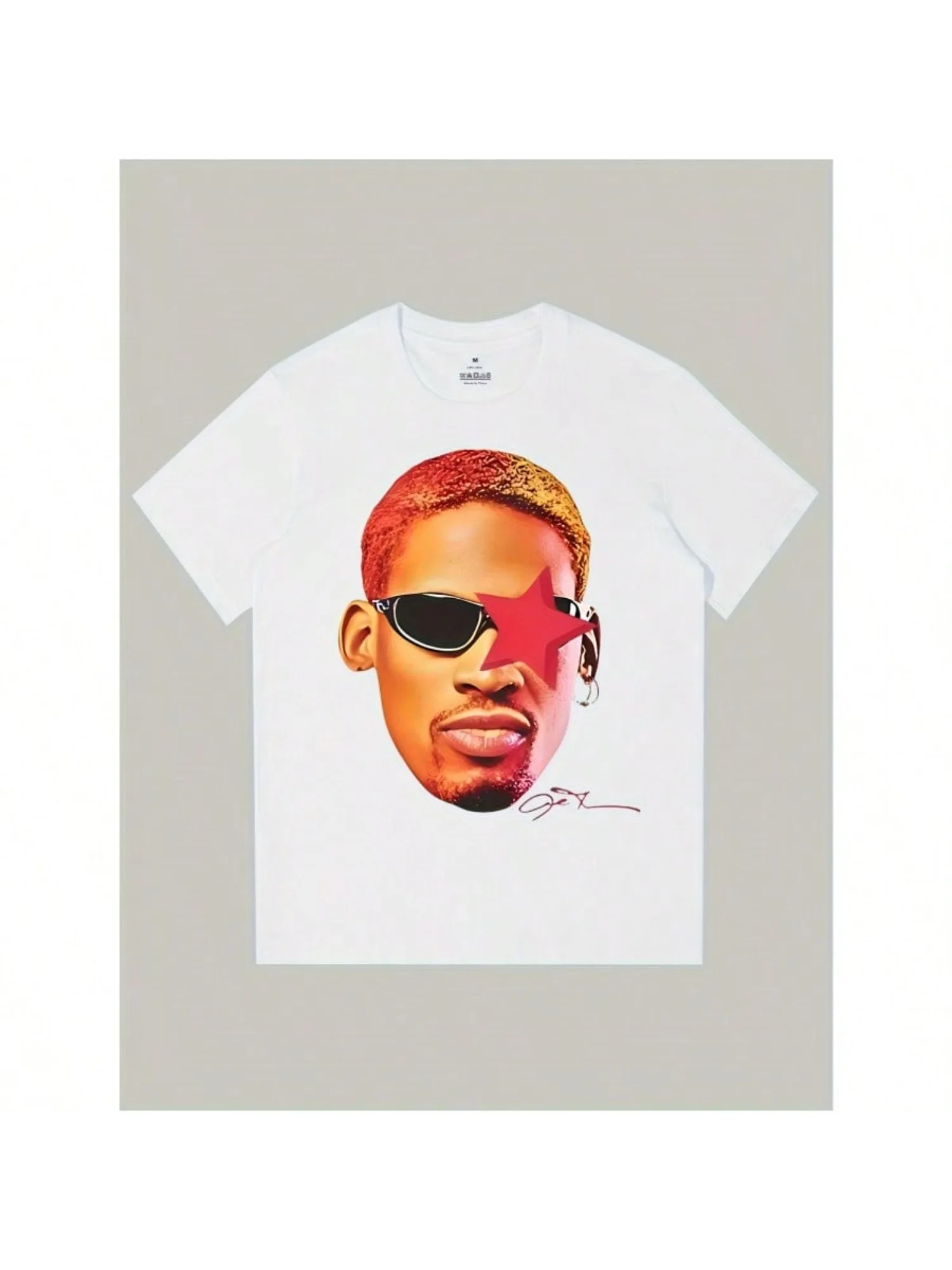 

Cotton T-Shirt Basketball Streetwear 1990s Style Shirt Hip Hop Style Aesthetic Vintage Classic Sports Fans Fashion