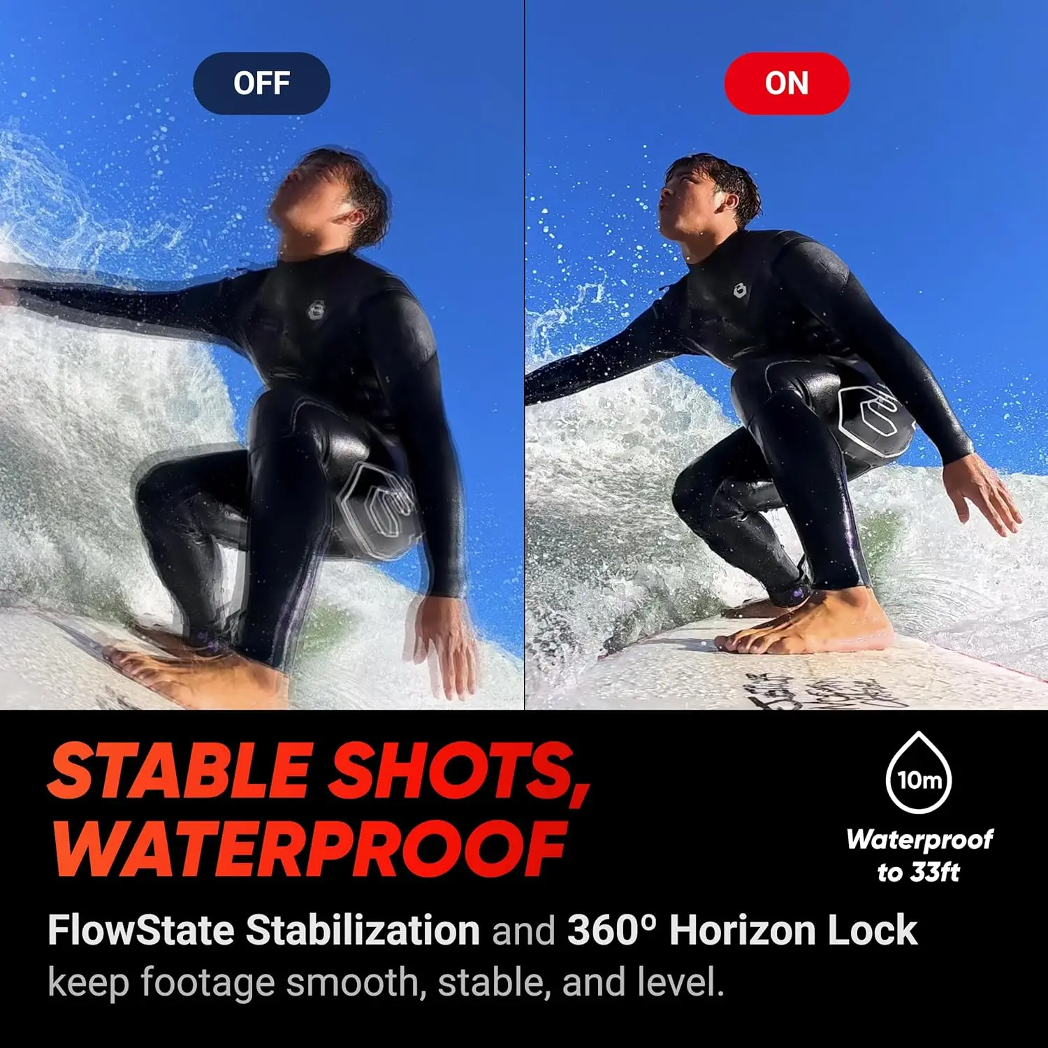 Cámara de Acción Resistente al Agua Insta360 Ace Pro Diseñada con Sensor Leica de 1/1.3″ Reducción de Ruido por IA para una Imagen Mejorada 4K120fps Original 8