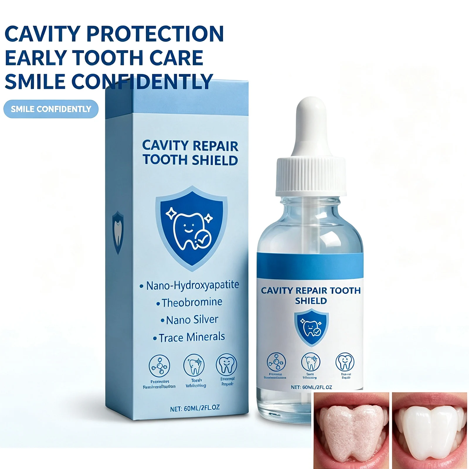 Teeth Brightening Essence Remove Surface Pigmentation Whitening Oral Care Reduce Tooth Stains Dull Teeth Natural Gloss Long Last