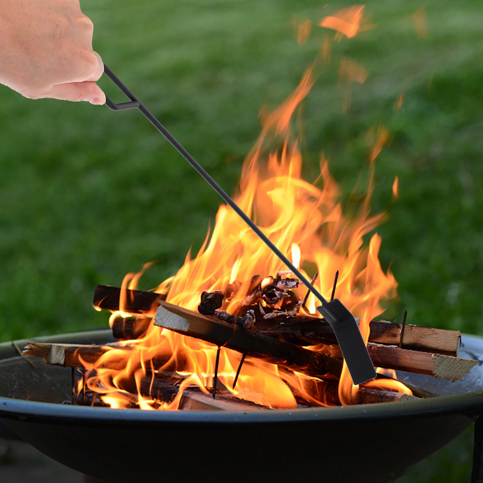 

Bbq Charcoal Rake Barbecue Ash Tool Durable Iron Alloy Easy Operate Store Home Supplies Charcoal Rake Barbecue Ash Tool