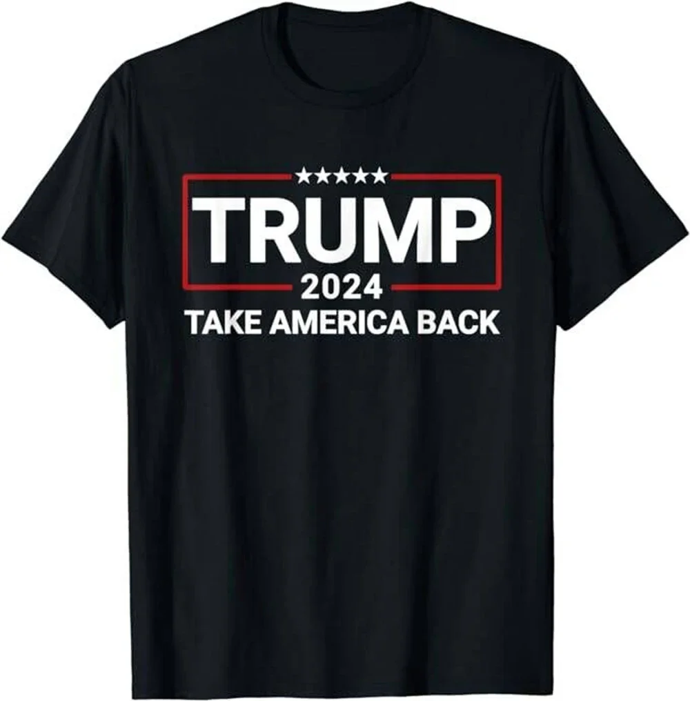 President 2024 Printed Tshirt Donald Funny Daddy's Home Pink Trump Take America Back Election The Return T-Shirt Tops Men Tees