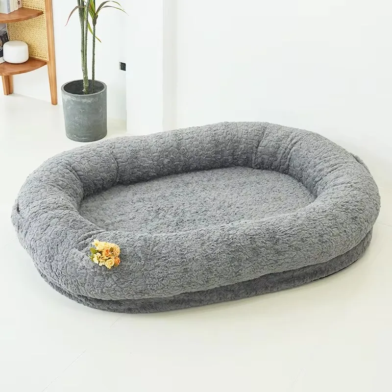 

Sofa Nordic Sofas Human Kennel Lazy Sofa Tatami Human Kennel Plush Round Pet Kennel Dog Bed Sponge Dog Pad Living Room Furniture
