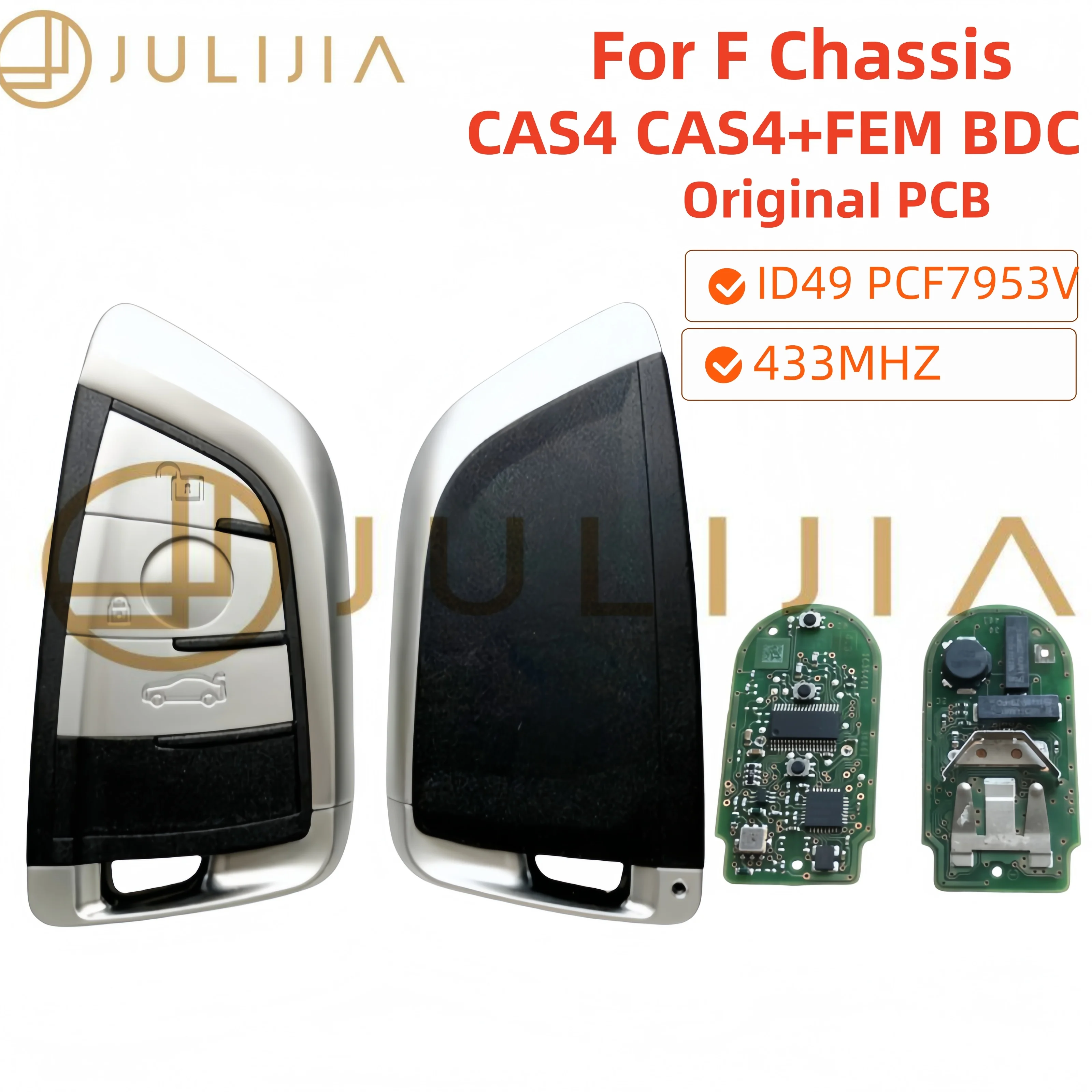 ID49 PCF7953V Chip Original PCB 433.9MHz Proximity Support CAS4 CAS4+ FEM BDC Car Remote Key For BMW 3 5 7 X3 X5 X6 M2 M3 M4