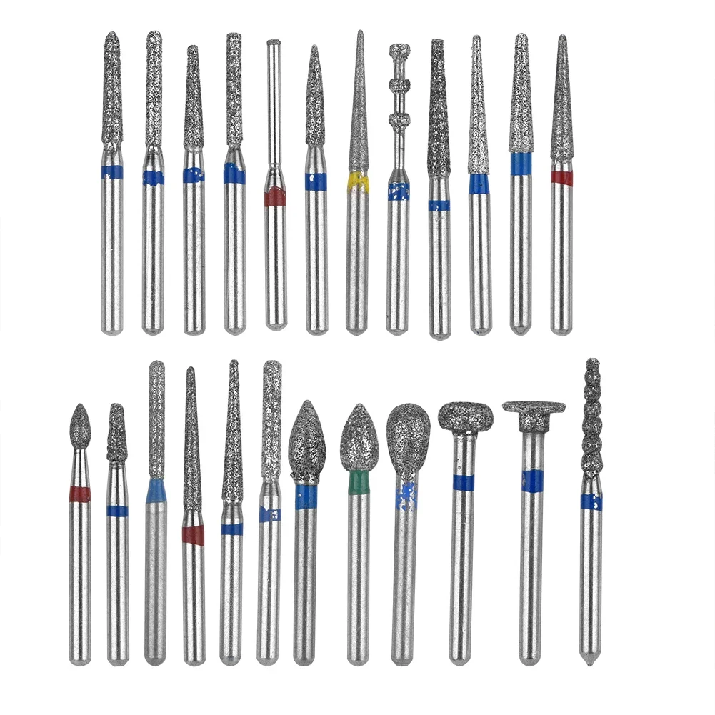 

24 Holes Dental Burs Holder Dental Diamond Burs Drill High Speed Block Alloy Silicone Autoclavable Box For Dentist Lab Equipment