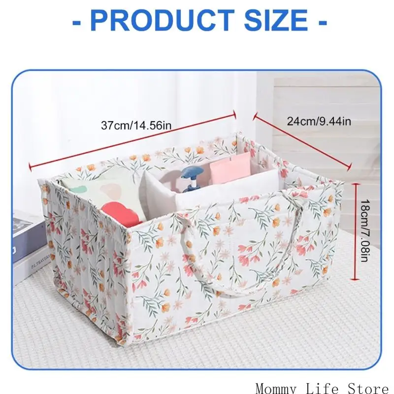 سلة تخزين الحفاضات الصغيرة منظم الحضانة القطنية سلة تخزين ملابس الأطفال للتحكم في الرائحة وتوفير المساحة