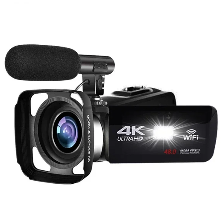 HD WIFI 4K Video Camera  48MP Home WiFi Live Camcorder DV Digital Camera For Live Streaming Vlogging