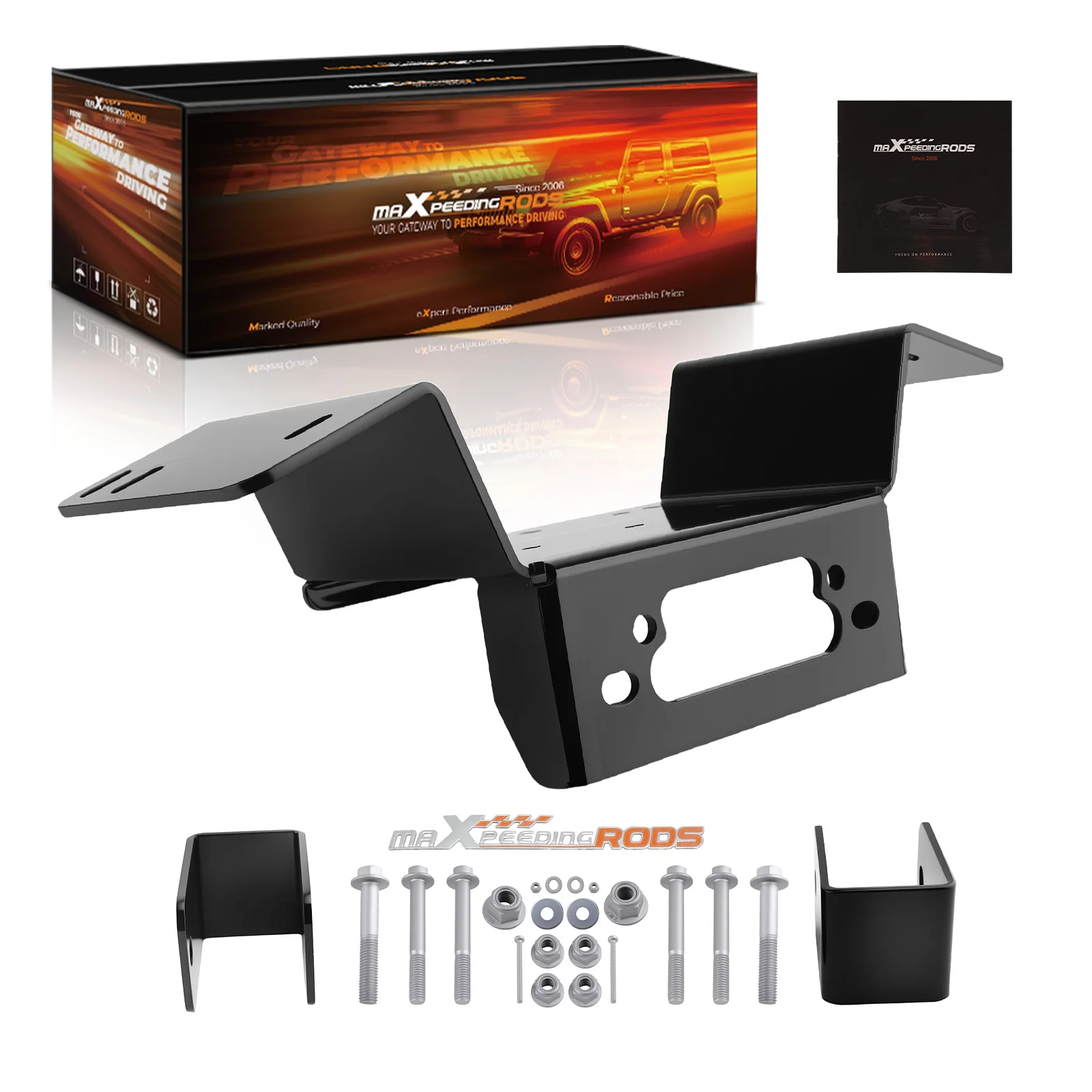 Winch Mount Bracket For Honda Pioneer 700 14-2026 Premium Steel Black Coated