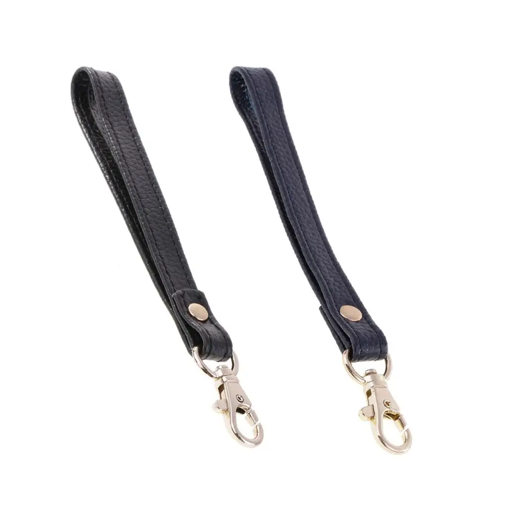 Bag Purse Strap Genuine Leather Wristlet Cowhide Replacement Handle for Luxury Clutch Wallet