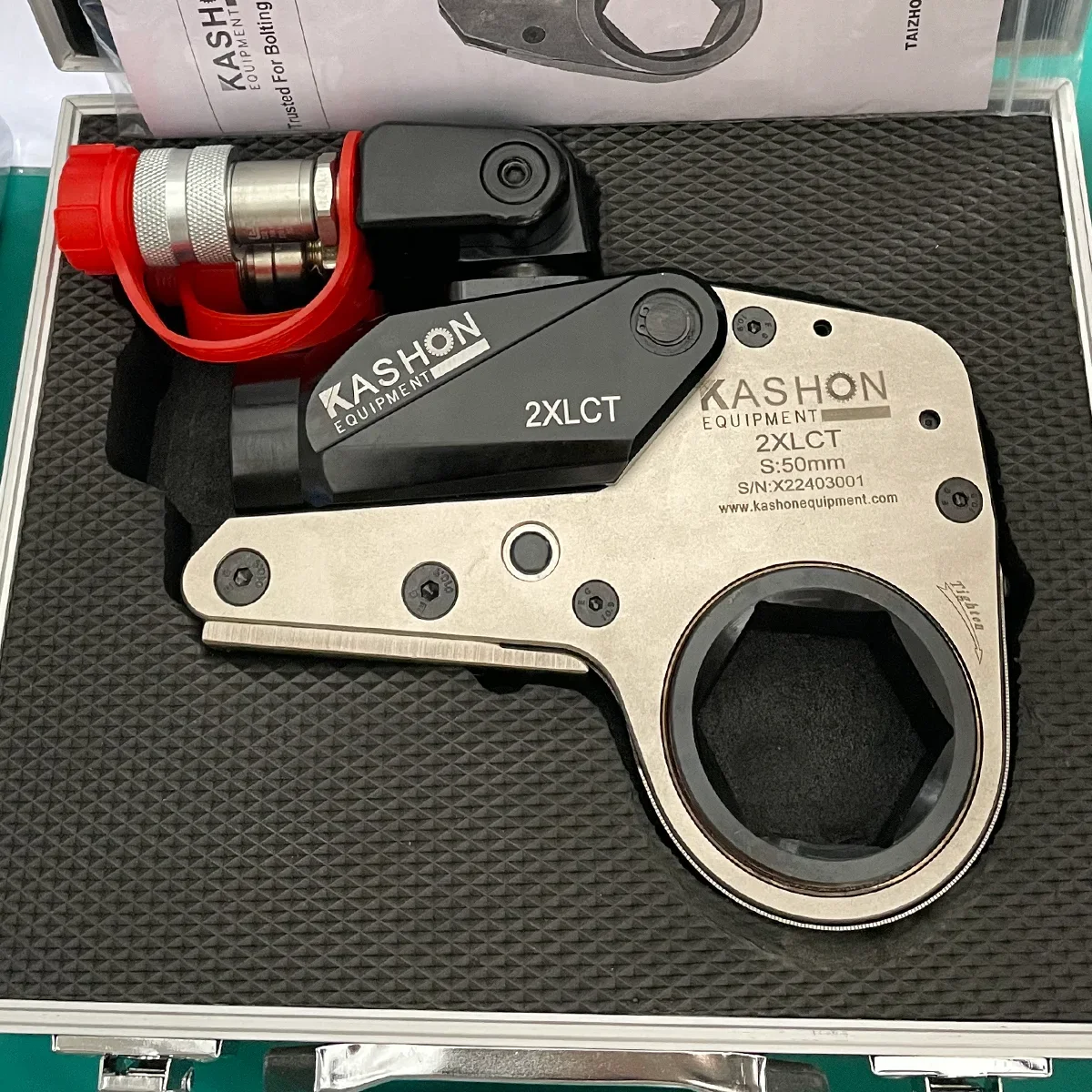 44-2534Nm high-performance hollow hydraulic torque wrench, ratchet box hydraulic torque wrench