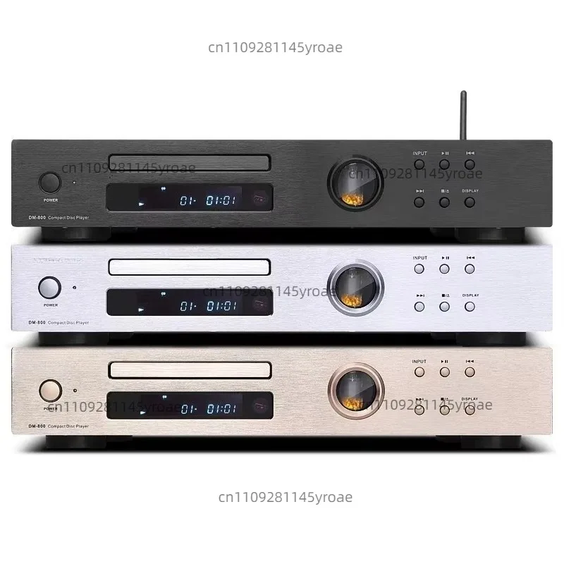 HIFI CD Player, Professional Fever Grade Pure CD Lossless Music Player, Wireless Bluetooth, USB Lossless RecordTube Audio Player