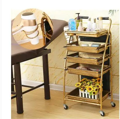 Hairdressing cart hair salon stroller hairdressing tool car beauty cart hairdressing cart hairdressing bar