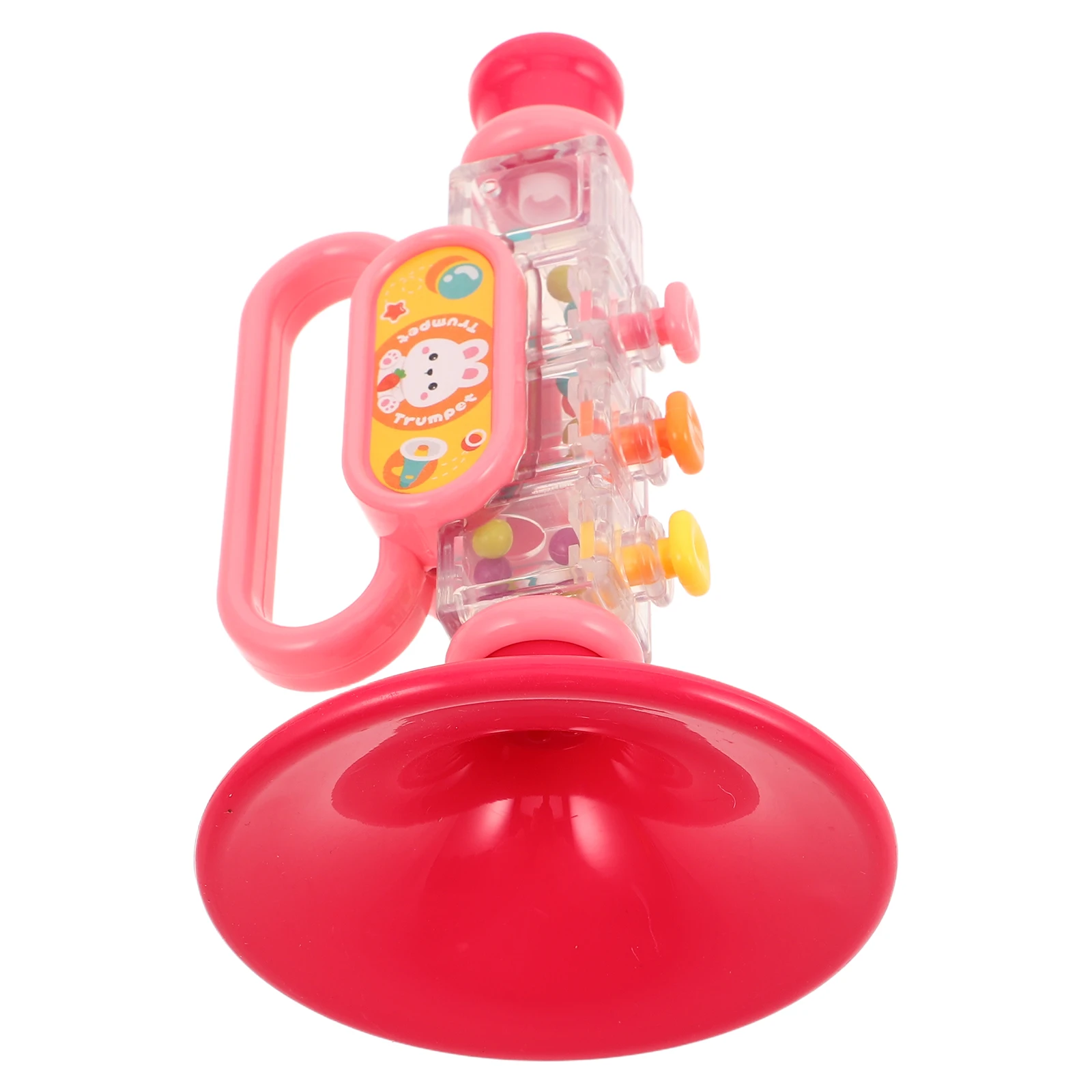 

Small Speakers Pink Trumpet Musical Instruments for Kids Children Baby Toy Cute Rabbit Design Safe Materials Portable