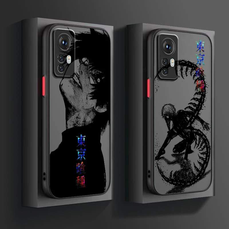 T-Tokyo G-Ghoul Cool Art Frosted Translucent For Xiaomi Mi 13 12 12T 11T 11 11i 10T 10 9T Pro Lite Ultra 5G Back Phone Case