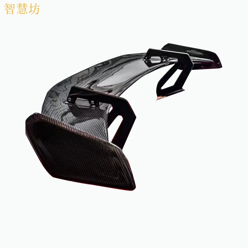 

Suitable for Porsche 718 GT4 RS Carbon Fiber Spoiler GT High Foot Spoiler Fixed Wing Rear Diffuser