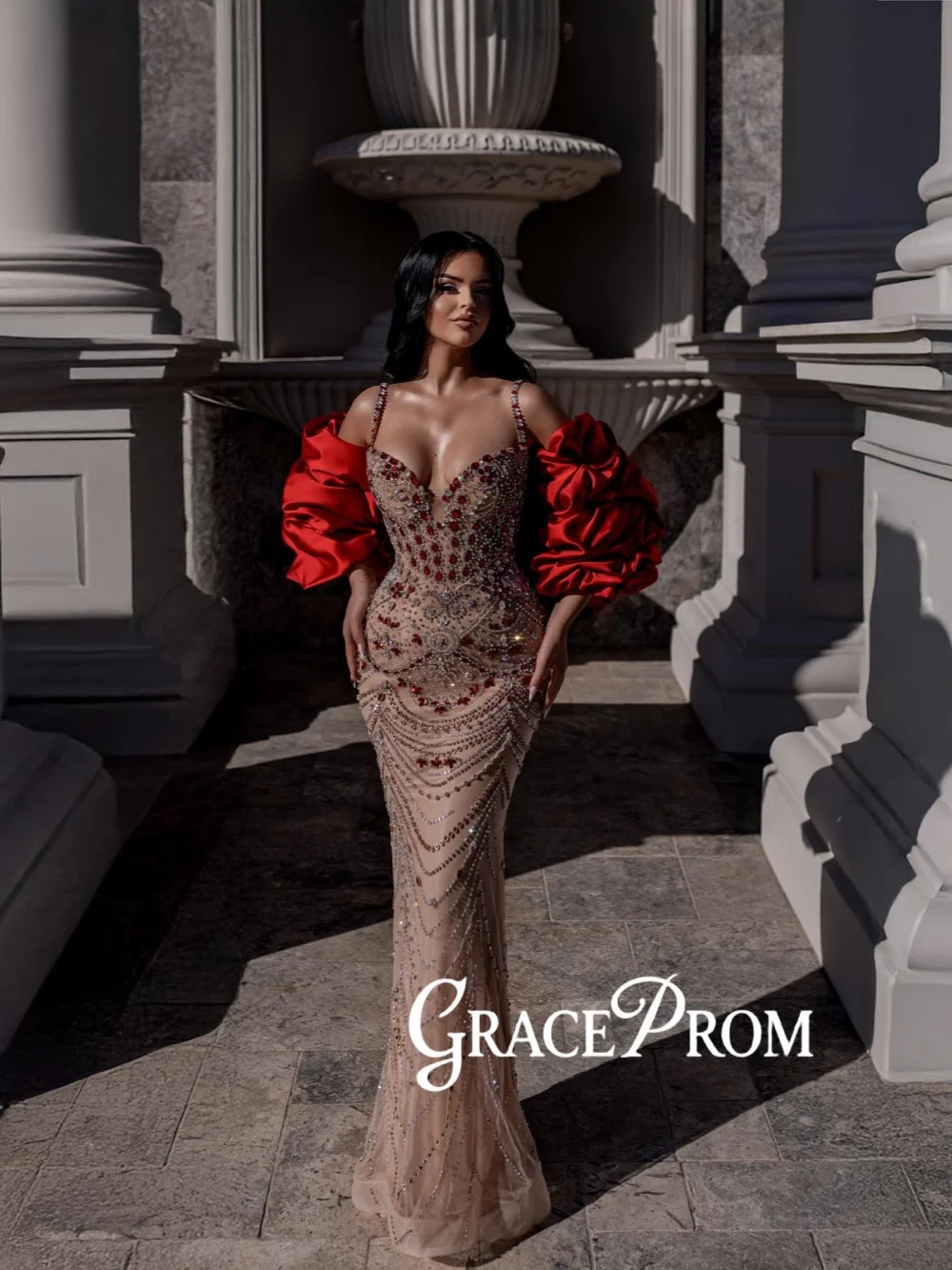 

Вечернее платье с эффектом хрустальной иллюзии и шалью, потрясающие тонкие бретельки, свадебные и праздничные платья, роскошные банкетные платья на заказ