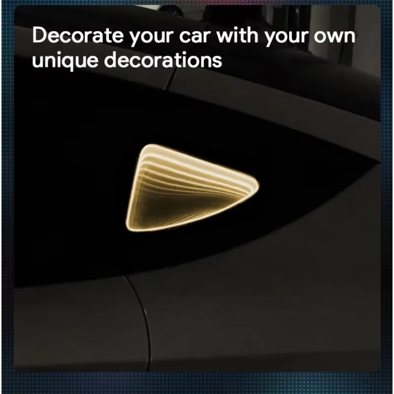 

Rear Triangle Window LED Ambient Light for Tesla Model Y 2019-2024 Metal Strip Kit Plug & Play Interior Atmosphere Lighting Lamp