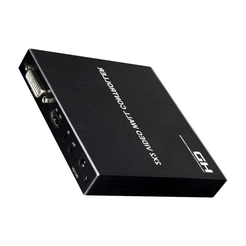 Smart Portable RS232 1080P 2X2 Video Wall Controller TV Splicing Box 1X2 1X3 1X4 HDMI-Compatible 4-Screen Splicer Edge