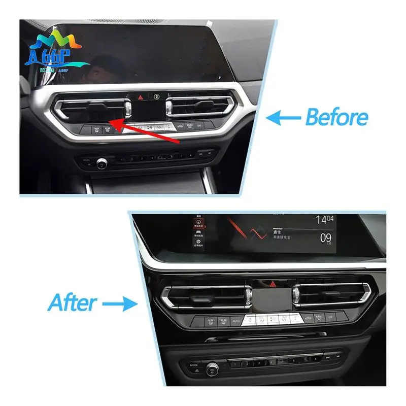 

A66P-Left Front Air Outlet Grille Slide Repair Kit Parts For BMW 2 3 4 Series Z4 G20 G28 19-2022 Car AC Vent Trim Clip 641198554