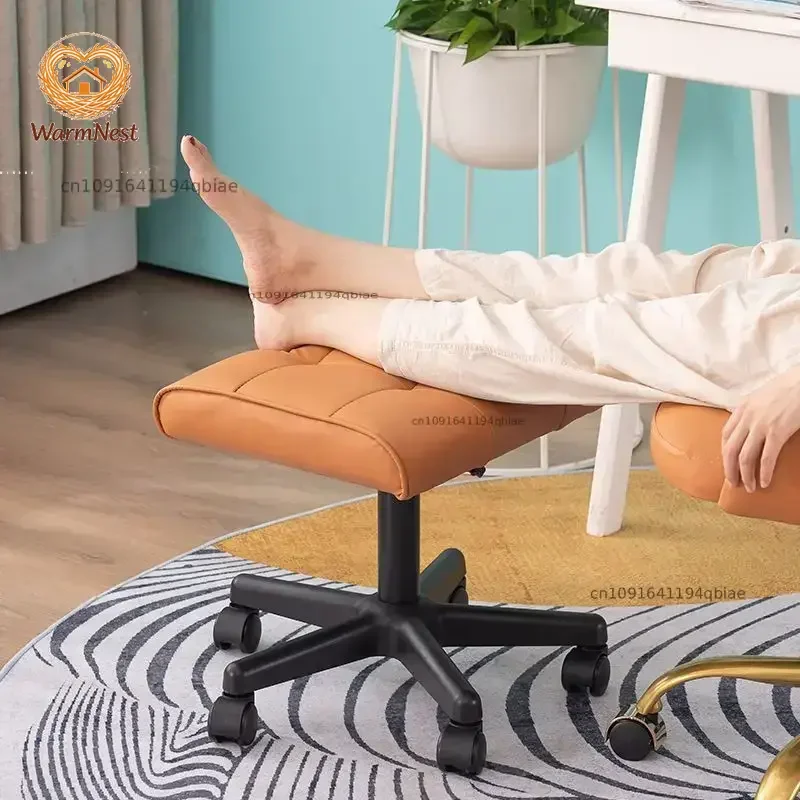 360 degree rotating adjustable footrest stool, raised footstool, sofa stool, household footrest stool, footrest stool