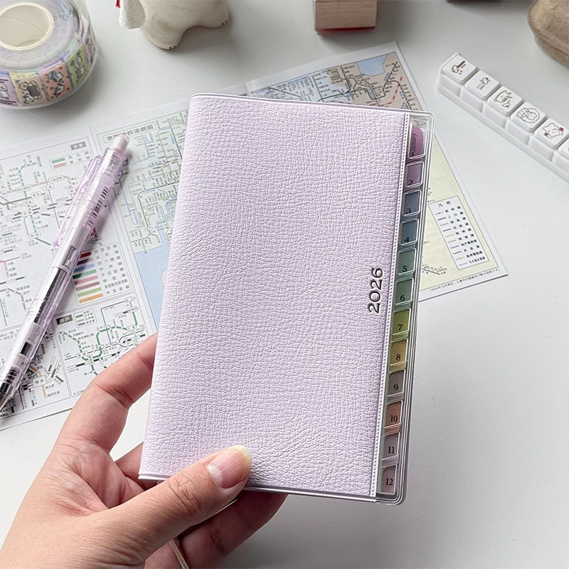 

Высококачественный ежемесячный еженедельный план, рабочие заметки, календарь, блокнот, дневник, планировщик 2026 с радужным кортикальным расписанием, справочник