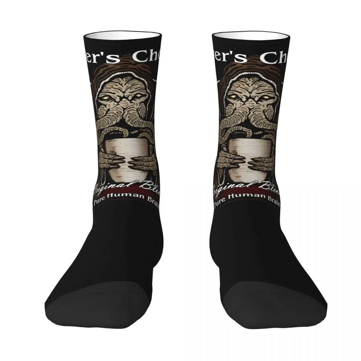 Mind Flayer Socks DND Gothic Stockings Autumn Non Slip Couple Socks Quality Graphic Running Socks