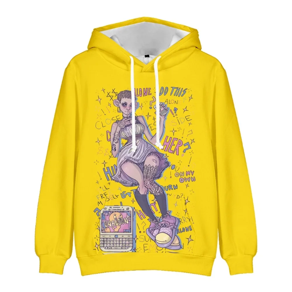 Lil Bo Weep-Hoodie unissex de manga comprida, moletom masculino, moletom feminino, descanso com estrela quente em paz, roupas jovens, tamanho grande