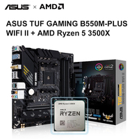 AMD Ryzen 5 3500X + ASUS TUF GAMING B550M-PLUS WIFI II New B550 AMD Gaming Motherboard Socket AM4 Wi-Fi 6